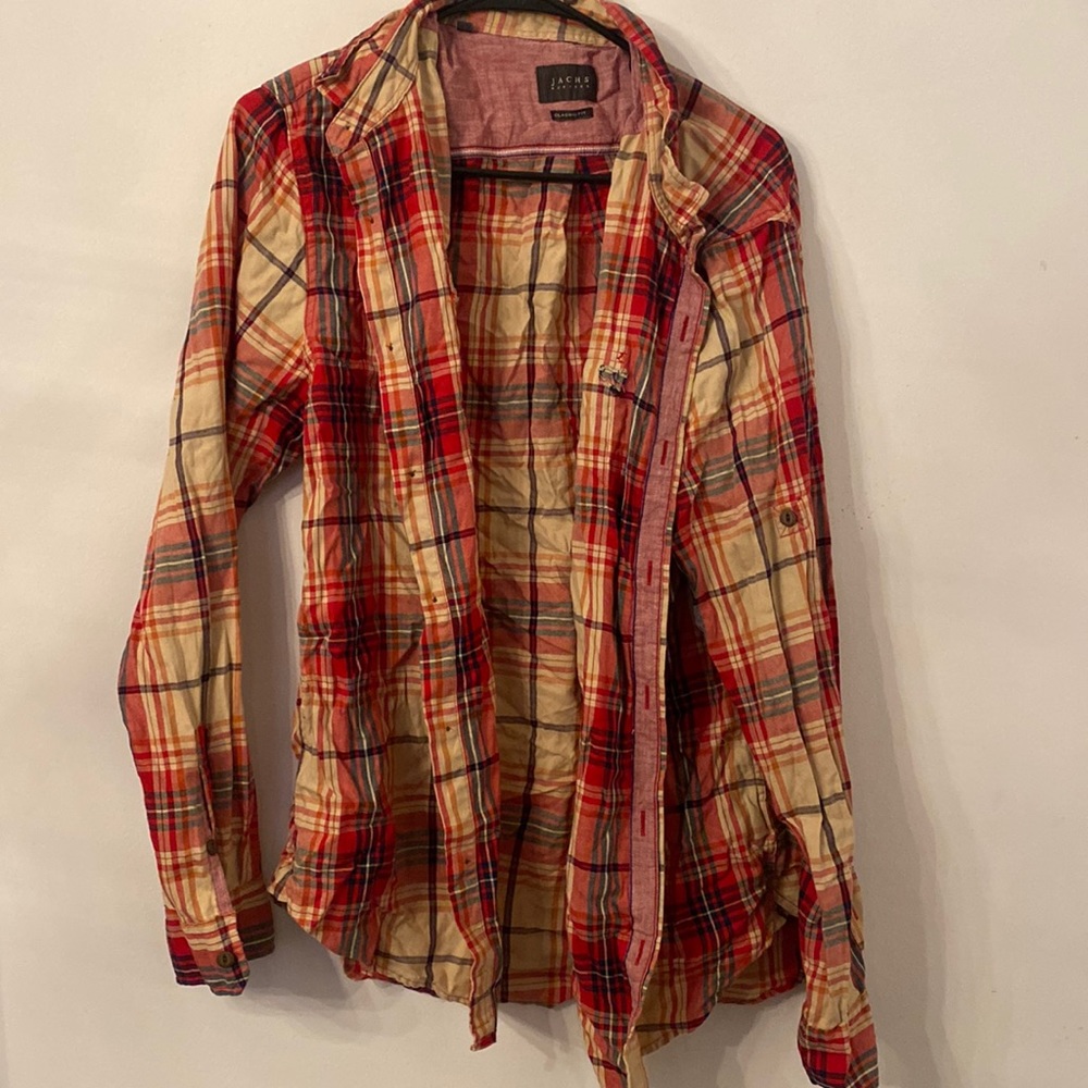 Womens cotton button down size large